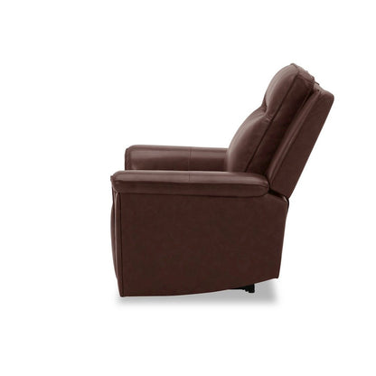 Avery Dual Power Recliner Living Room Chair - Cognac Leather