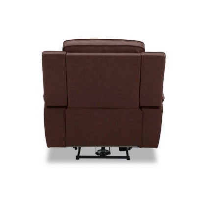 Avery Dual Power Recliner Living Room Chair - Cognac Leather