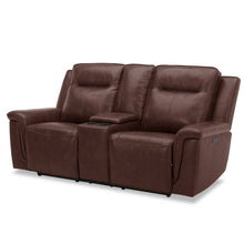 Avery Power Reclining Loveseat - Cognac Leather