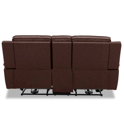 Avery Power Reclining Loveseat - Cognac Leather
