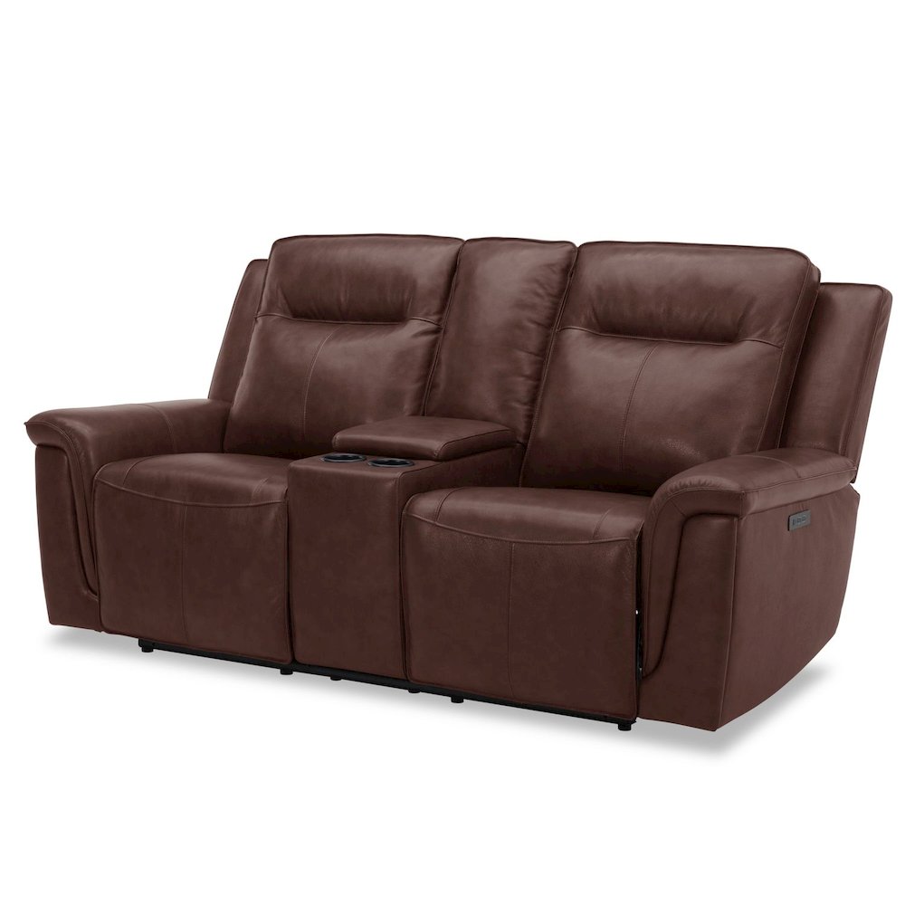 Avery Living Room Power Recline Set with Sofa & Loveseat - Cognac Leather