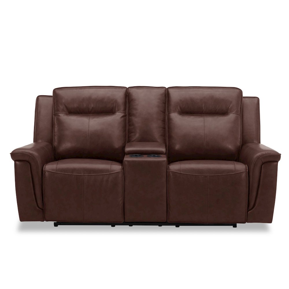 Avery Living Room Power Recline Set with Sofa & Loveseat - Cognac Leather