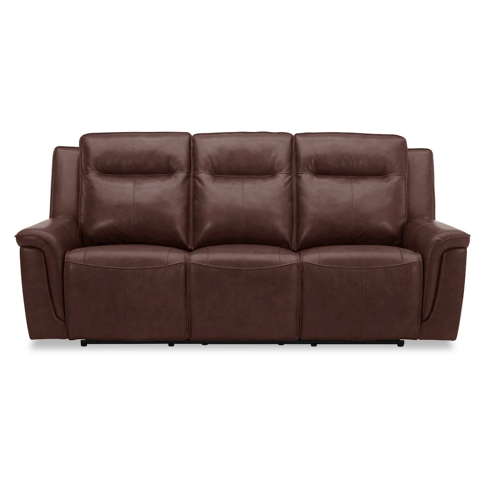 Avery Living Room Power Recline Set with Sofa & Loveseat - Cognac Leather