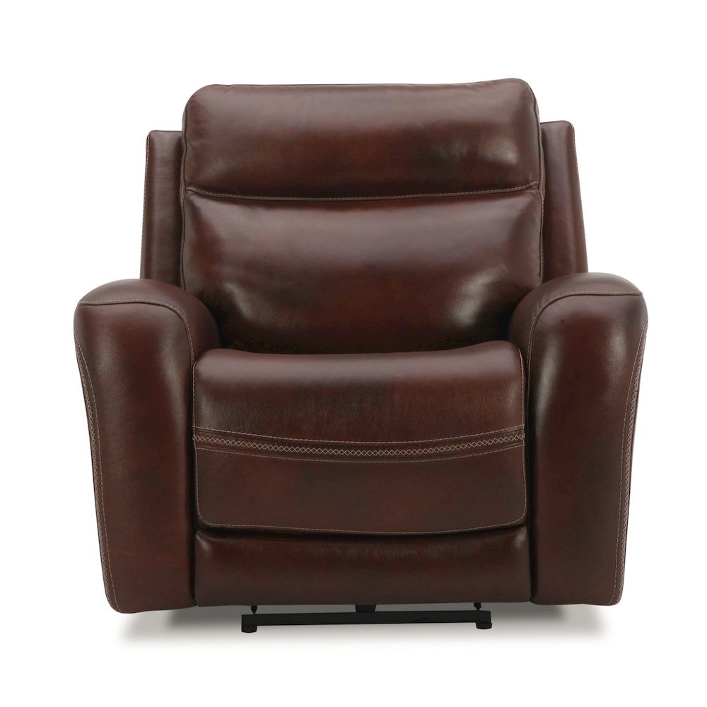 Blair Power Recliner, Power Headrest and Zero Gravity in Cognac Leather