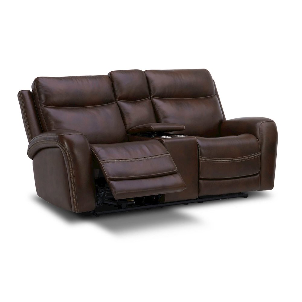 Power Dual Reclining Loveseat w/ Console, Power Headrest and Zero Gravity