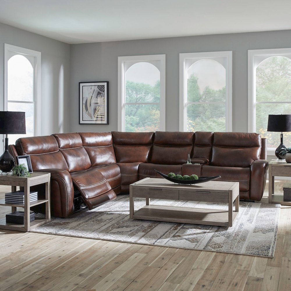 Blair Blair Brown 6 Piece Sectional