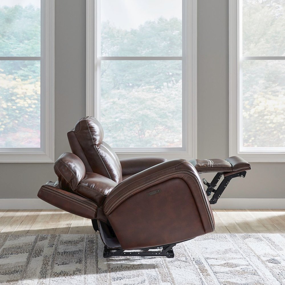 Blair Blair Sofa w/ Loveseat & Recliner - Cognac Leather