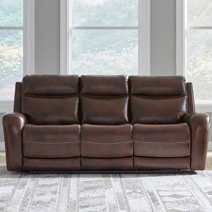 Blair Blair Sofa w/ Loveseat & Recliner - Cognac Leather