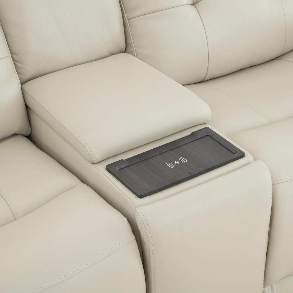 Dual Reclining Loveseat w/ Console, Power Headrest, Lumbar with Zero Gravity
