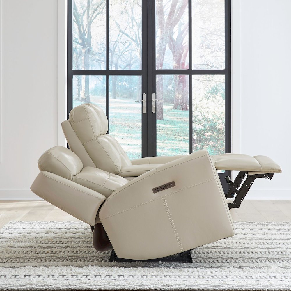 Carrington Carrington Sofa w/ Loveseat & Recliner - Baja Stone Leather