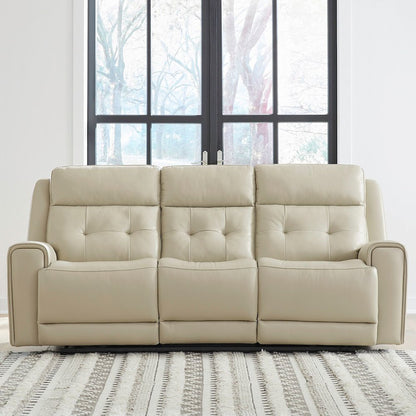 Carrington Carrington Sofa w/ Loveseat & Recliner - Baja Stone Leather