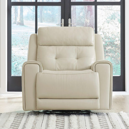 Carrington Carrington Sofa & Recliner - Baja Stone Leather