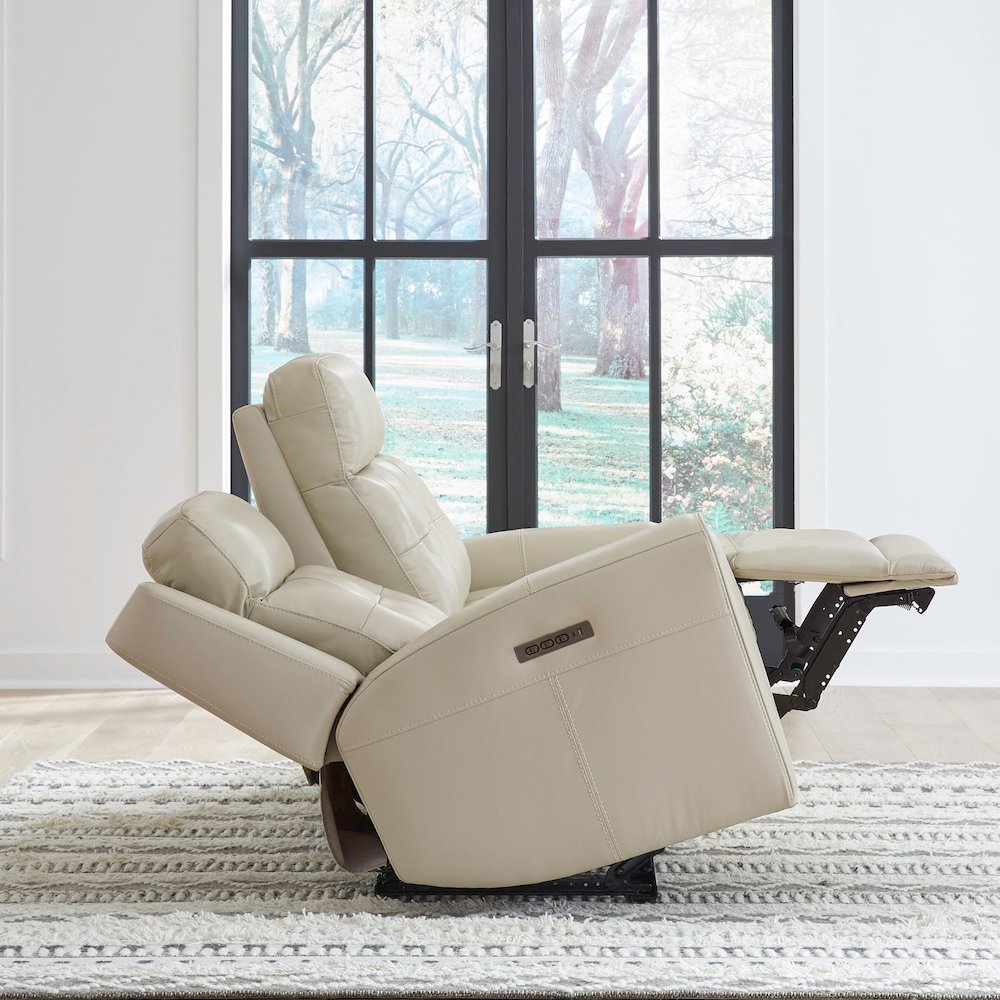 Carrington Carrington Sofa & Recliner - Baja Stone Leather