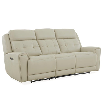 Carrington Carrington Sofa & Recliner - Baja Stone Leather