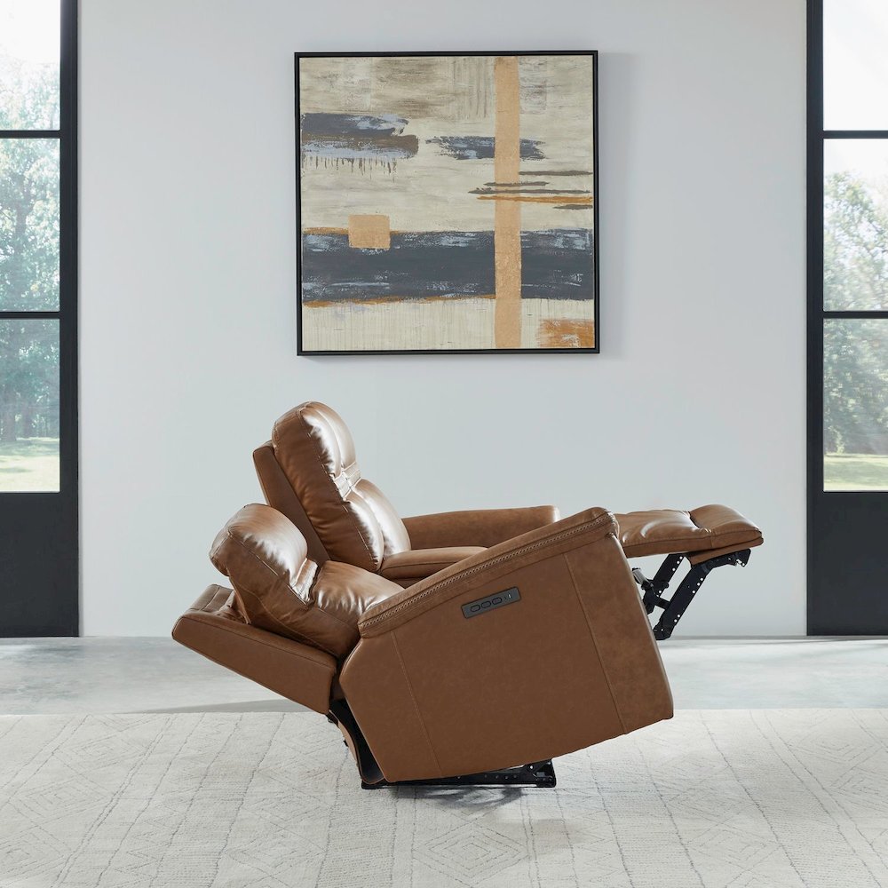 Dual Reclining Loveseat w/ Console, Power Headrest, Lumbar with Zero Gravity