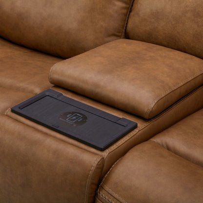 Dual Reclining Loveseat w/ Console, Power Headrest, Lumbar with Zero Gravity