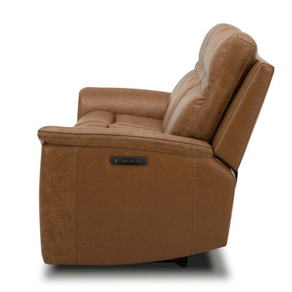Power Three Seat Dual Reclining Sofa, Power Headrest, Lumbar with Zero Gravity