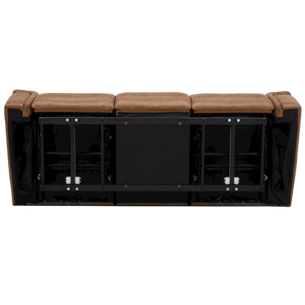 Power Three Seat Dual Reclining Sofa, Power Headrest, Lumbar with Zero Gravity