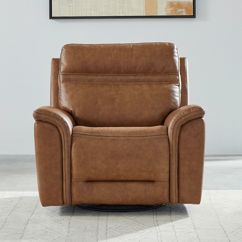 Cooper Cooper Sofa & Recliner - Camel Leather