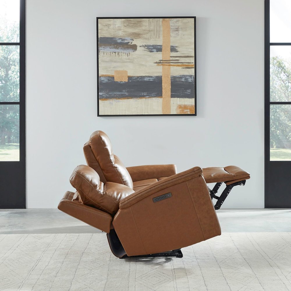 Cooper Cooper Sofa & Recliner - Camel Leather