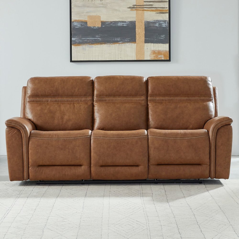 Cooper Cooper Sofa & Recliner - Camel Leather