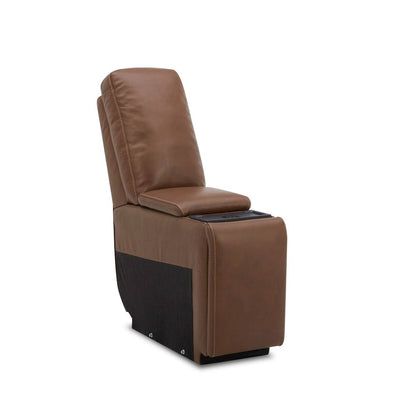 Power Recline 6 Piece Sectional with Charging Ports - Dakota Saddle Leather