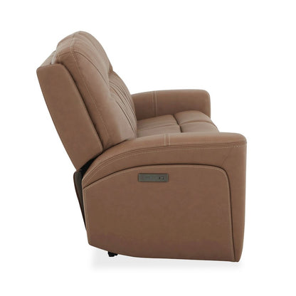 Bennett Power Recline Sofa with Charging Ports - Butternut Leather