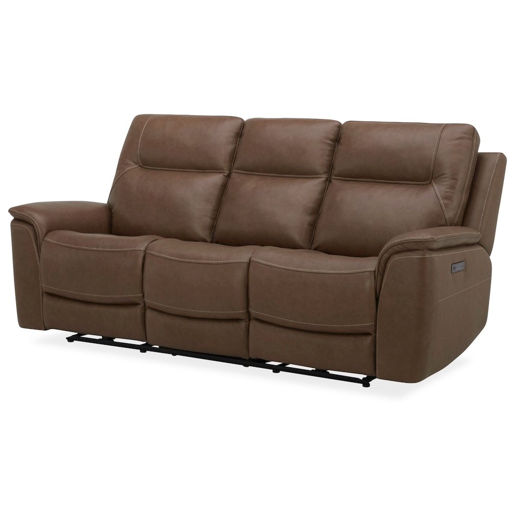 Collins Power Recline Set with Sofa & Recliner - York Chestnut Leather