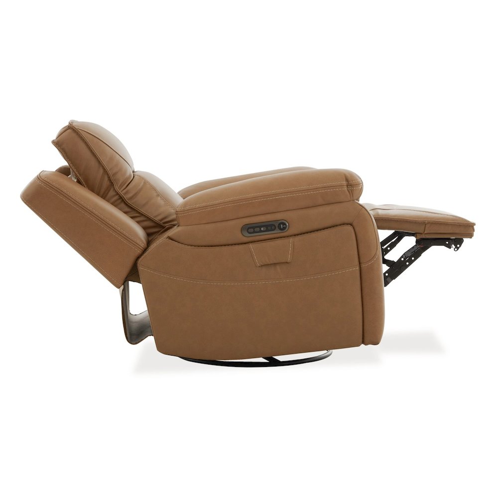 Power Recline Sofa, Loveseat & Recliner - York Butternut Leather