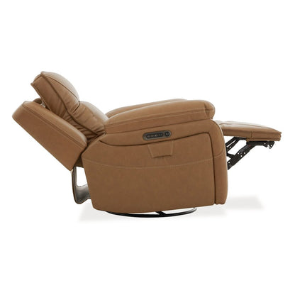 Power Recline Sofa, Loveseat & Recliner - York Butternut Leather
