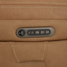 Power Recline Sofa & Loveseat with Charging Ports - York Butternut Leather