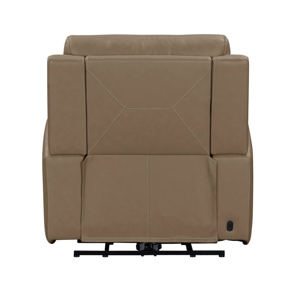 Camden Power Recline Set with Sofa & Recliner - Aline Toast Brown Leather