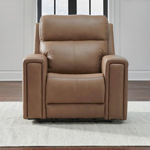 Camden Power Recline Set with Sofa & Recliner - Aline Toast Brown Leather