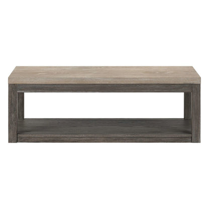 Piedmont 3 Piece Table Set - Cocktail, 2 End Tables, Charcoal Ash Oak