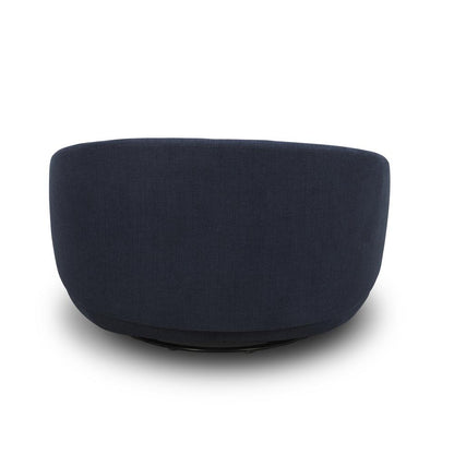 Uph Swivel Cuddler Chair - Midnight Eclectic Multi in Charcoal