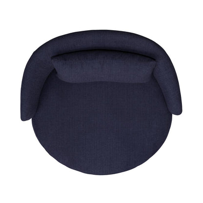 Uph Swivel Cuddler Chair - Midnight Eclectic Multi in Charcoal