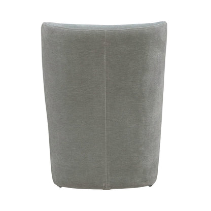 Accent Dining Chair with Castors - Rounded Back - Sapphire Upholstry