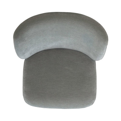 Accent Dining Chair with Castors - Rounded Back - Sapphire Upholstry
