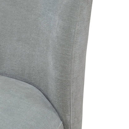 Accent Dining Chair with Castors - Rounded Back - Sapphire Upholstry