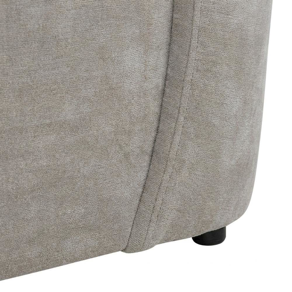 Solid Wood Upholstered Accent Dining Chair with Castors, Eclectic Style, Brown