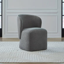 Accent Dining Chair with Castors - Rounded Arm - Sapphire Upholstry