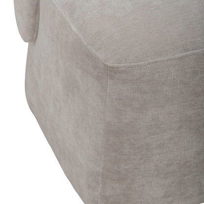 Accent Dining Chair with Castors - Rounded Arm - Truffle Upholstry
