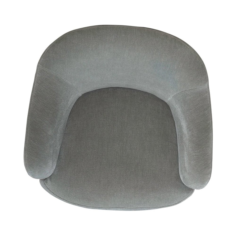 Accent Dining Chair with Castors - Squared Arm - Sapphire Upholstry