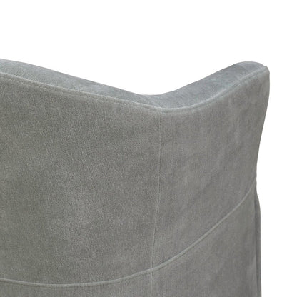 Accent Dining Chair with Castors - Squared Arm - Sapphire Upholstry