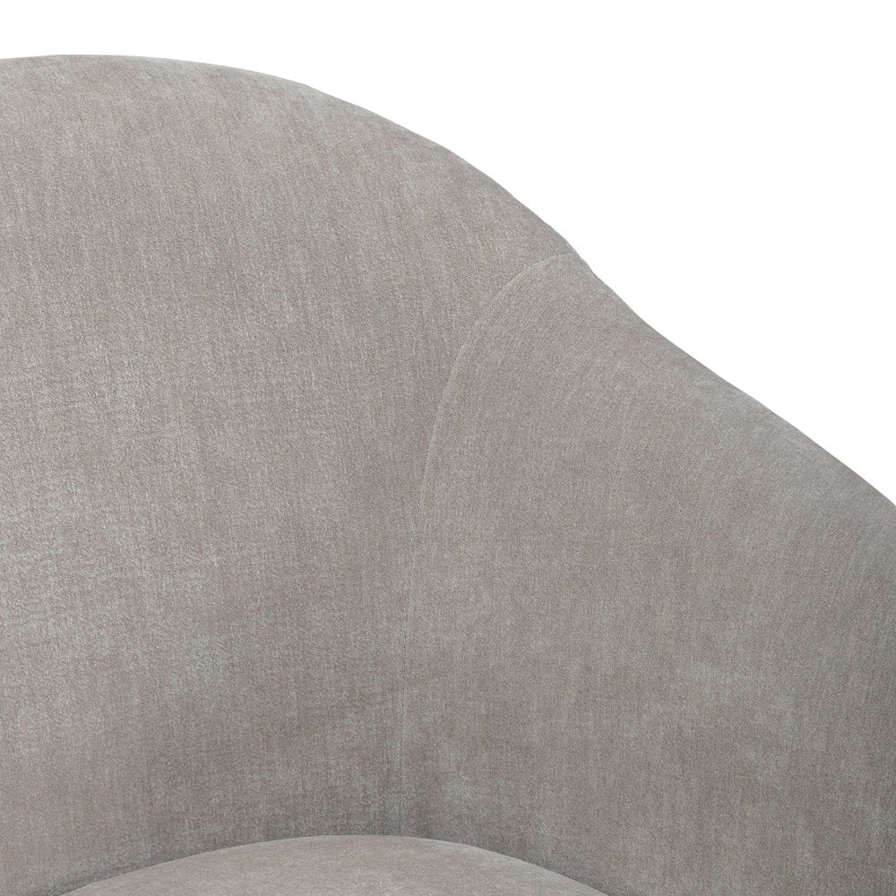 Accent Dining Chair with Castors - Squared Arm - Truffle Upholstry