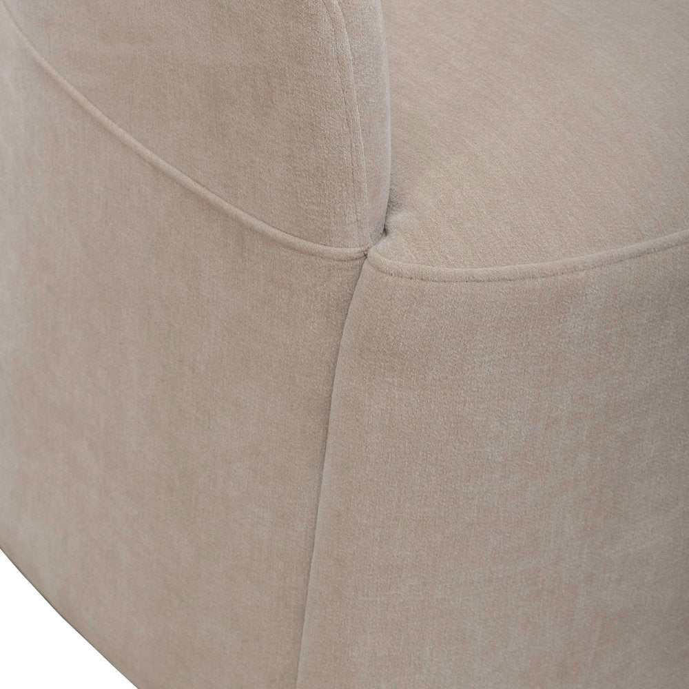 Accent Dining Chair with Castors - Squared Arm - Wicker Upholstry