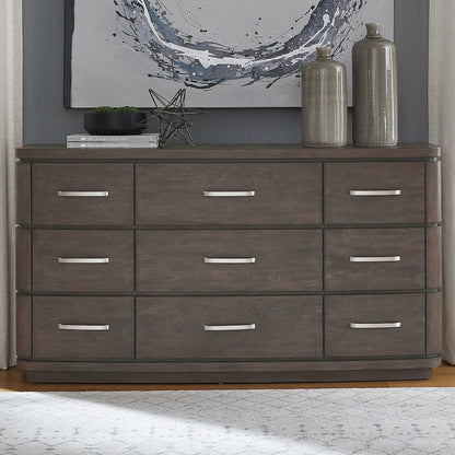 Cascade Falls Bedroom 9 Drawer Dresser  - Satin Espresso