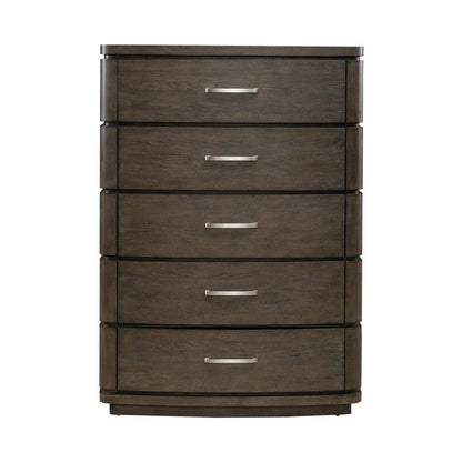 Cascade Falls Bedroom 5 Drawer Chest  - Satin Espresso