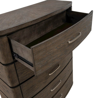 Cascade Falls Bedroom 5 Drawer Chest  - Satin Espresso