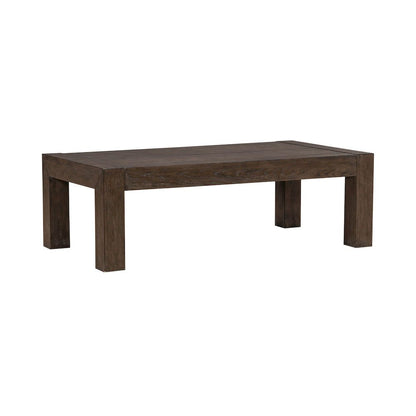 Cascade Falls Living Room Rectangular Cocktail Table - Satin Espresso